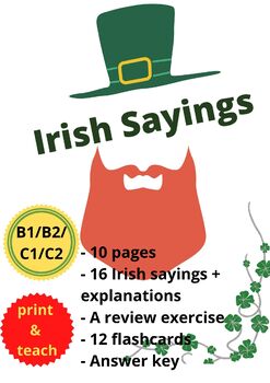 Preview of Irish Sayings