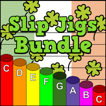 Preview of Irish Slip Jigs - Boomwhacker Play Along Video and Sheet Music Bundle