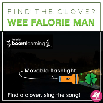Preview of St. Patrick's Day Music Activity - Wee Falorie Man - Boom Cards Game