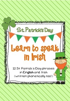 Preview of Irish phrases for St. Patrick's Day