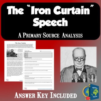 Preview of Iron Curtain Speech Primary Source Reading Analysis
