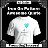 Iron On Transfer for T-Shirt, Teacher Appreciation Week Gift Idea