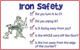 Iron Safety Poster or Sign