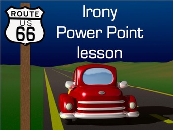 Preview of Irony PowerPoint and Interactive Quiz
