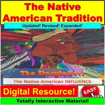 Preview of Native American Storytelling Tradition: PowerPoint, Google Slides Digital Lesson