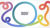 Irony Presentation, Guided Notes, TedEd Videos, & Activity
