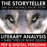 Saki “The Storyteller” Short Story Literary Analysis & Iro