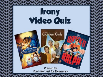 Preview of Irony Video Quiz