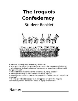 Iroquois Confederacy Student Booklet - 