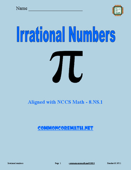 Preview of Irrational Numbers - 8.NS.1