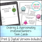 Irrational Numbers Task Cards ~ Ordering and Approximating
