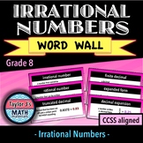 Irrational Numbers Word Wall