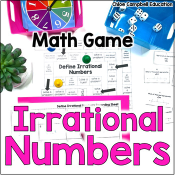 Preview of Irrational Numbers on a Number Line Game - 8th Grade Math Activity