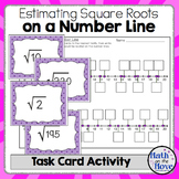 Estimating Square Roots on a Number Line - PDF and Google 