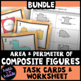 Composite Figures Bundle - Area & Perimeter Worksheet & Ta