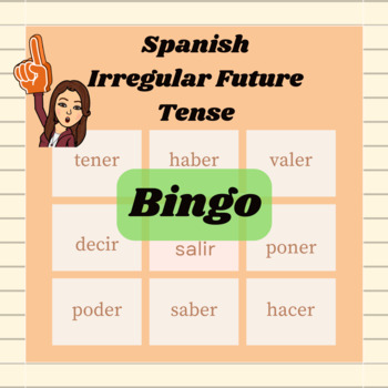 Preview of Spanish Irregular Future Tense Bingo