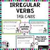 Irregular Past Tense Verbs | Printable and Digital Task Cards