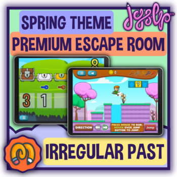 Preview of Irregular Past Tense Premium Escape Room Activity
