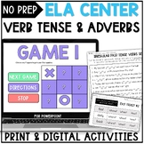 Irregular Past Tense Verbs & Adverbs Digital Resource, Wor