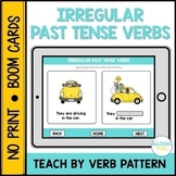 Irregular Past Tense Verbs BOOM Cards™️ Speech Therapy Distance Learning