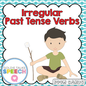 Preview of Irregular Past Tense Verb | Boom Cards | ELA | Speech-Language Therapy