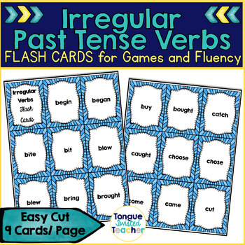 Past Tense Verb Flashcards