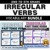 Irregular Past Tense Verbs Vocabulary Bundle Grades 2-5