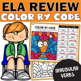 Irregular Past Tense Verbs Worksheets Color by Code - Gram