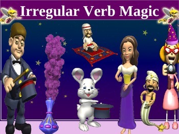 Preview of Irregular Past and Past Participle Magic Verbs