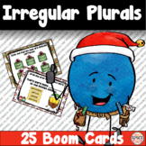 Irregular Plural Boom Cards | Christmas Themed