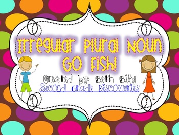 Preview of Irregular Plural Noun Go Fish
