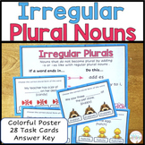 Irregular Plural Noun Task Cards