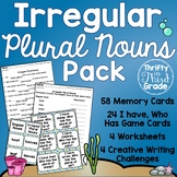 Irregular Plural Nouns Activities and Practice