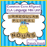 Irregular Plural Nouns - No Prep Crossword, Mad Libs, Fold