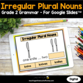 Irregular Plural Nouns Grammar Practice | 2nd Grade Gramma