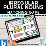 Irregular Plural Nouns Task Cards for Boom™ Learning