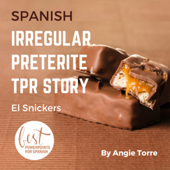 Preview of Spanish Irregular Preterite TPR Story PowerPoint Distance Learning