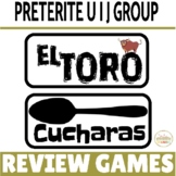 Irregular Spanish Preterite Tense U, I, & J Groups Review 