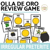 Irregular Spanish Preterite Verbs Review Game Olla de Oro 
