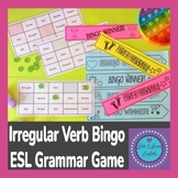 Irregular Verb BINGO | ESL Grammar Game | Past Tense Practice