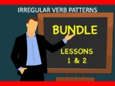 Irregular Verb Patterns, Mini-Course BUNDLE, EASEL ACTIVIT