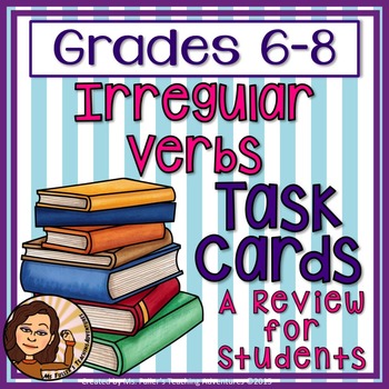 Preview of Irregular Verb Task Cards