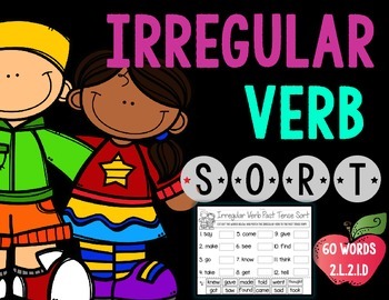 Preview of Irregular Verbs Worksheets Distance Learning
