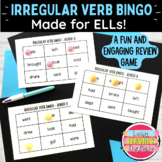 Irregular Verbs ESL Bingo Game for ELLs