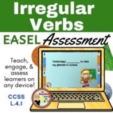 Irregular Verbs Easel Assessment - Digital Grammar Activity