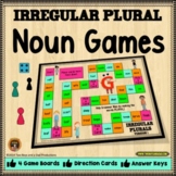 Irregular Plural Nouns Game with 4 Versions