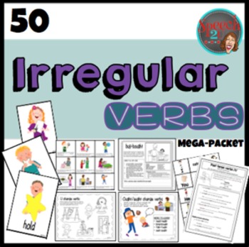 Preview of Irregular Verbs MEGAPACKET, Syntax, Speech Therapy