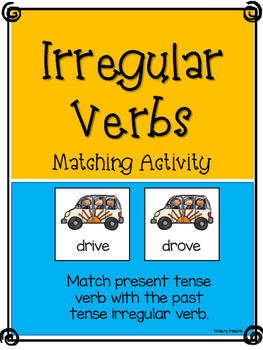 Preview of Irregular Verbs Matching Activity