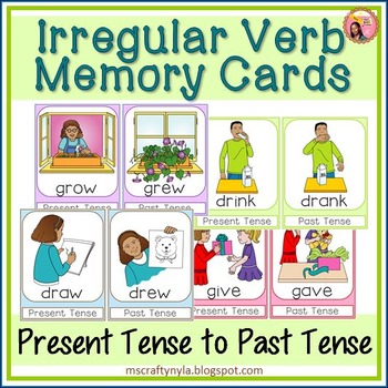Preview of Irregular Verbs Memory Game