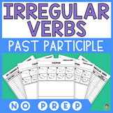 Irregular Verbs | Past Participle | NO PREP Directed Drawi